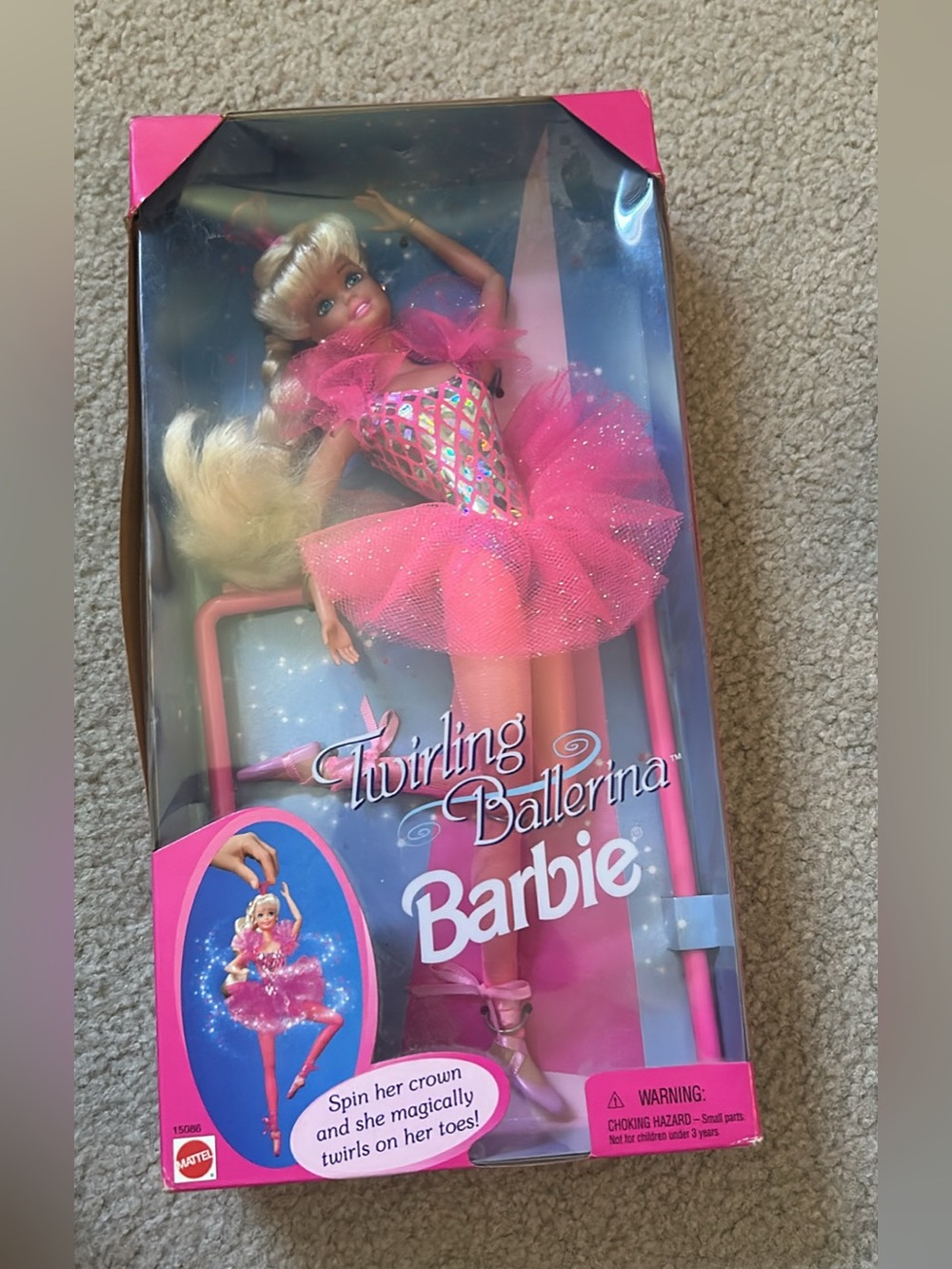 Barbie Twirling Ballerina Doll - Hot Pink Tutu